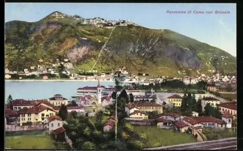AK Como, Panorama di Como con Brunate