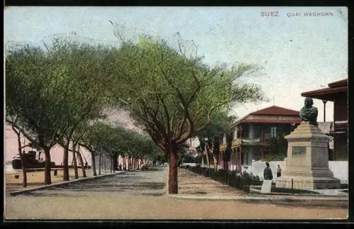 AK Suez, Quai Waghorn, Strassenpartie