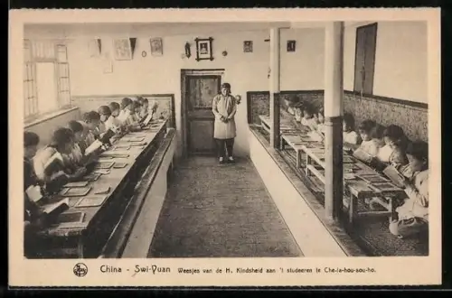 AK Swi-Yuan, Weesjes van de H. Kindsheid aan `t studeeren te Che-la-hou-sou-ho
