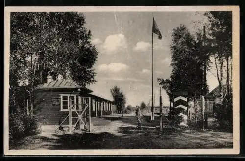 AK Bremen, Wachposten am Eingang der Kaserne, 