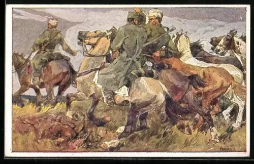 Künstler-AK Rotes Kreuz Nr. 354, Infanterist Franz Weber des 58 IR...