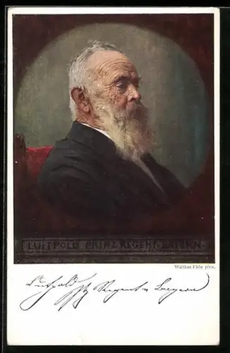 Künstler-AK Walther Firle: Prinzregent Luitpold von Bayern, 25jähriges Regentschafts-Jubiläum