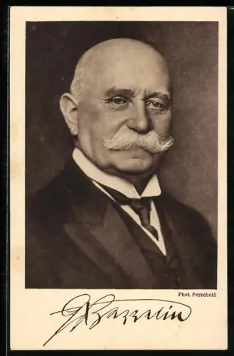 AK Portrait Graf Zeppelin