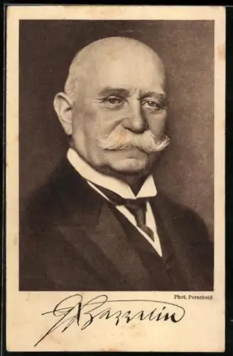 AK Portrait Graf Zeppelin