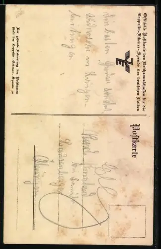 AK Portrait Graf Zeppelin