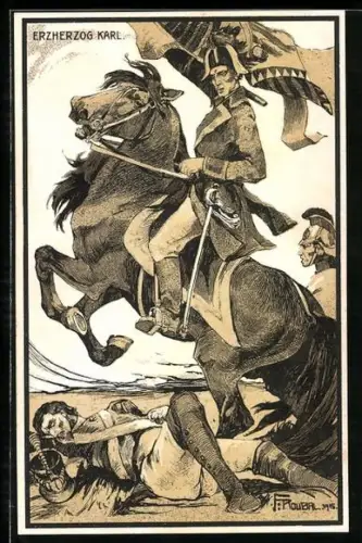 AK Portrait Erzherzog Karl