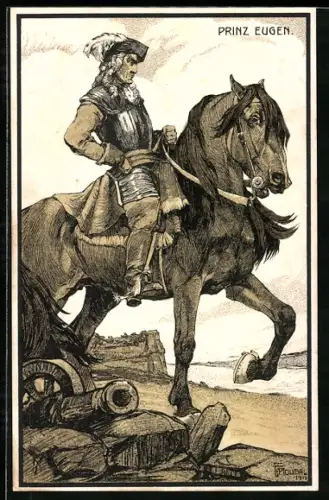 AK Portrait Feldherr Prinz Eugen