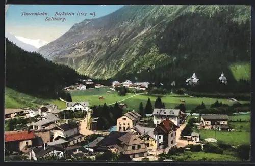 AK Böckstein /Tauernbahn, Teilansicht mit Strassenpartie