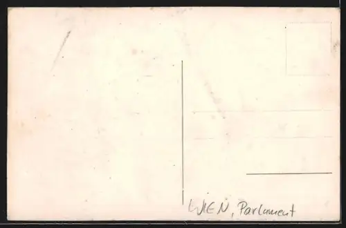 AK Wien, Parlament mit Strassenpartie