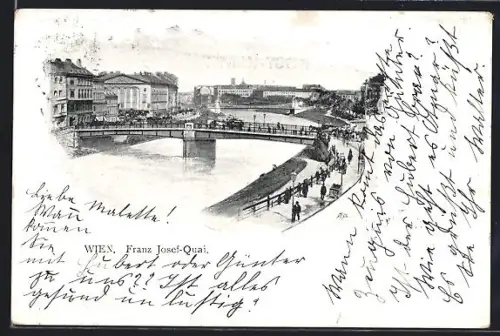 Künstler-AK Wien, Franz Josef-Quai