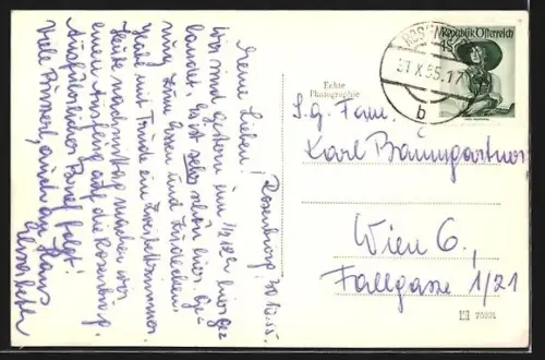 AK Rosenburg, Genesungsheim mit Strassenpartie