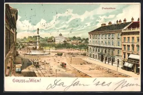 Lithographie Wien, Partie am Praterstern