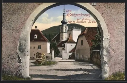 AK Baden, am Stift Heiligenkreuz