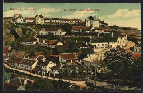 AK Krems a. d. Donau, Villenviertel am Steindl mit Langenloiserstrasse