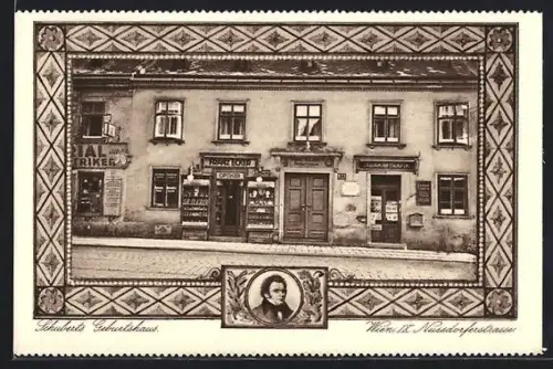 AK Wien, Nussdorferstrasse, Schubert`s Geburtshaus
