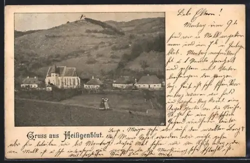 AK Raxendorf, Heiligenblut, Ortsansicht