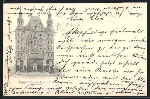 AK Wien, Teppichhaus Orendi, Lugeck Nr. 2