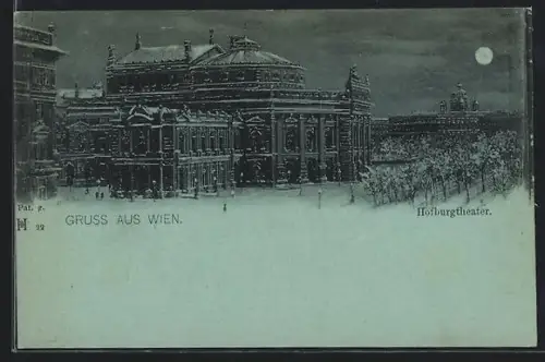 Mondschein-AK Wien, Hofburgtheater