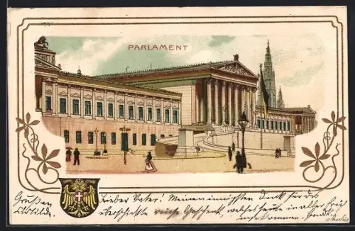 Lithographie Wien, Parlament