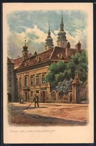 Künstler-AK Wien, Am Heiligenkreuzerhof
