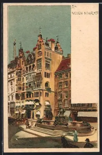 Lithographie Wien, Am Neuen Markt