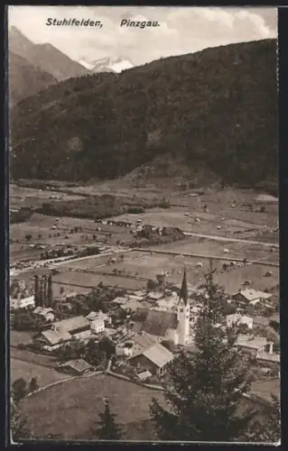 AK Stuhlfelden /Pinzgau, Ortsansicht aus der Vogelschau