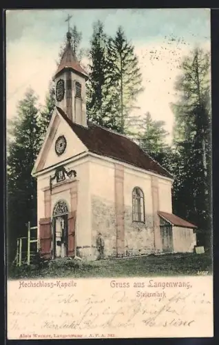 AK Langenwang /Steiermark, Hochschloss-Kapelle