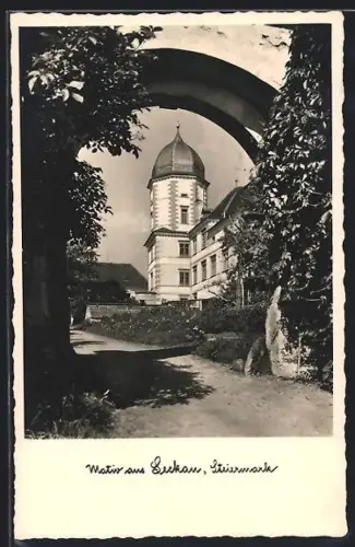 AK Seckau /Steiermark, Stift mit Turm