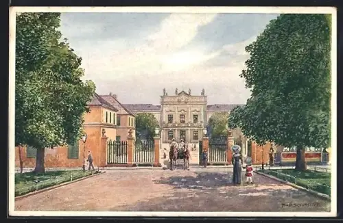 Künstler-AK Rud. Schmidt: Wien, Schloss Hetzendorf
