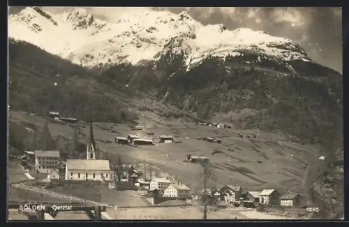 AK Sölden /Ötztal, Teilortsansicht