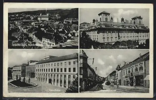 AK Eisenstadt, Landhaus, Hauptstrasse, Schloss