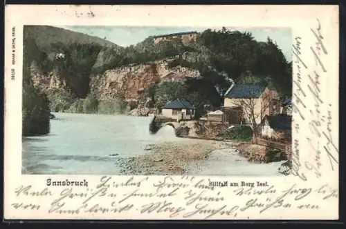 AK Innsbruck, Sillfall am Berg Isel