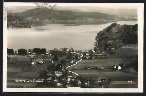 AK Reifnitz a. Wörthersee, Gesamtansicht und Umgebung