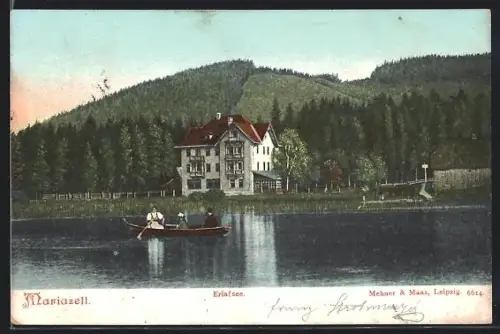 AK Mariazell, Erlafsee mit Boot