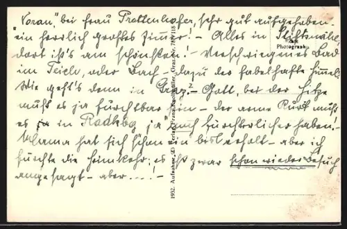 AK Vorau, Blick aufs Rathaus