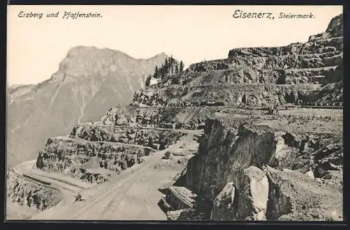 AK Eisenerz /Steiermark, Erzberg und Pfaffenstein