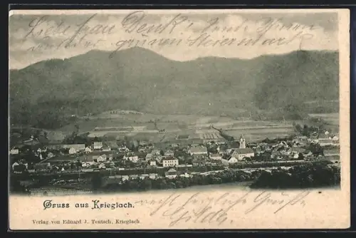 AK Krieglach, Teilansicht