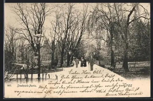 AK Graz, Stadtpark-Partie