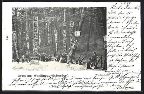 AK Weidlingau-Hadersdorf, Waldandacht