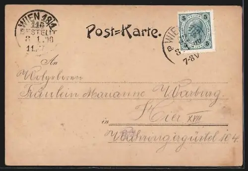 AK Wien I, Parlament, Rathauskeller, Huldigung der Jugend, Mädchenchor