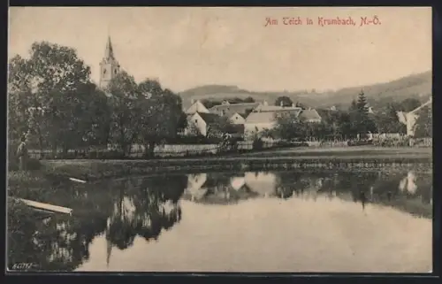 AK Krumbach /N.-Ö., Am Teich