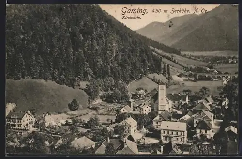 AK Gaming /N.-Oe., Teilansicht mit Kirche