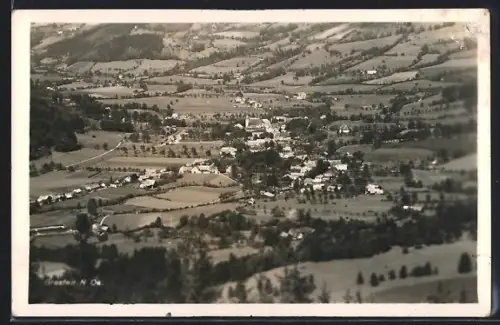 AK Gresten /N. Oe., Teilansicht mit Kirche