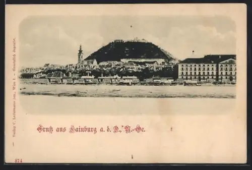 AK Hainburg a. d. D., Teilansicht