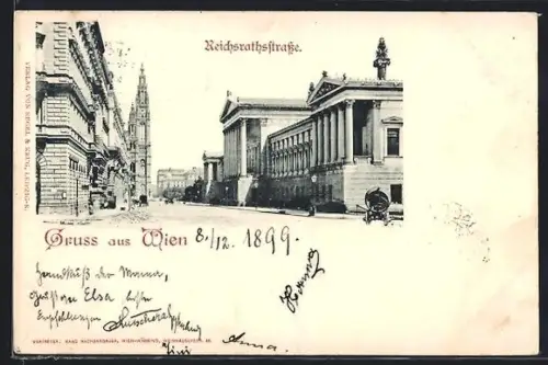 AK Wien, Reichsratstrasse