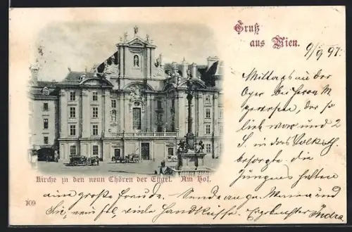 AK Wien, Kirche zu den neun Chören der Engel am Hof