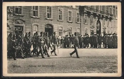 AK Wien, Aufzug der Burgwache