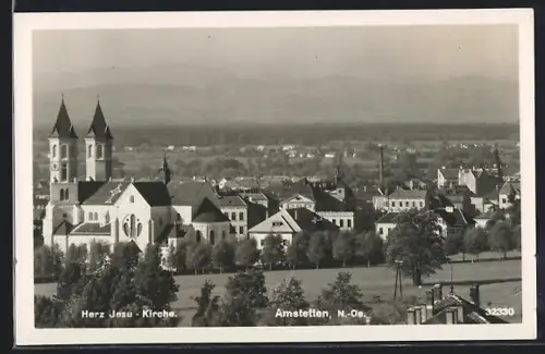 AK Amstetten, Ortspanorama