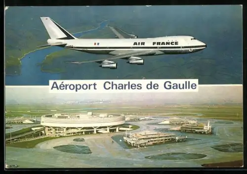 AK Roissy-en-France, Aeroport Charles-de-Gaulle, Air France Boeing 747