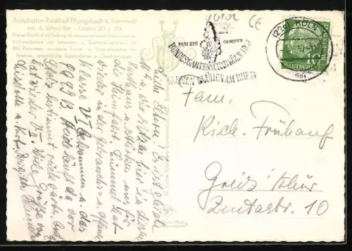 AK Pfungstadt, Autobahn- Rasthof